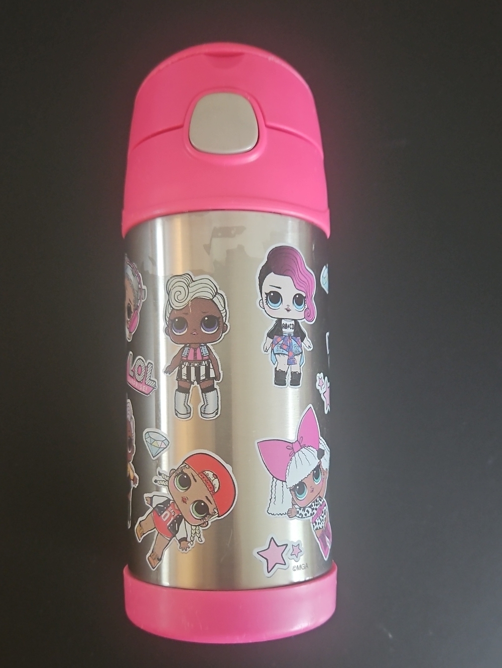 Thermos LOL Dolls Pink Stainless Steel Kids Water Bottle